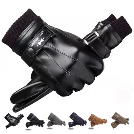 Winter Leather Gloves