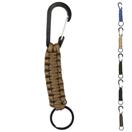 Keychain with D-ring Aluminum Carabiner