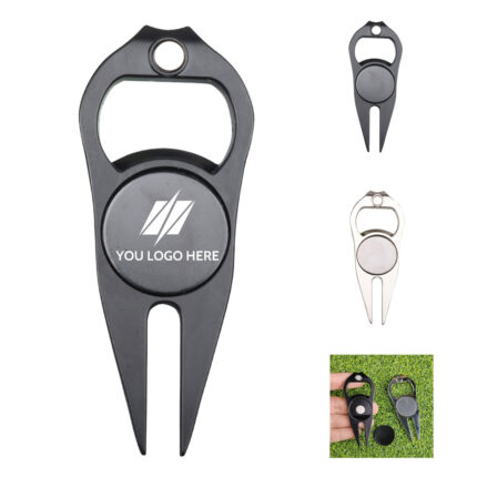 Mutifucntion Golf Divot Tool with Opener