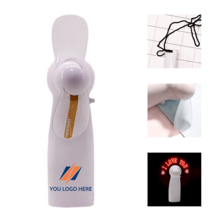 Message Editable Mini Flash LED Fan