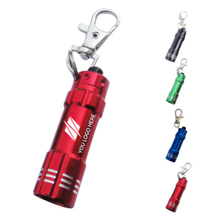 Mini LED Keychain Flashlight with Hook