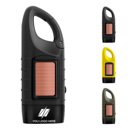 Hand Crank Solar Powered Flashlight