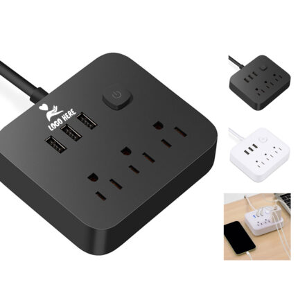 Charger with 3 Outlets and 3 USB Ports