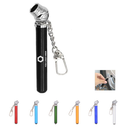 Tire Guage Key Chain with Pen