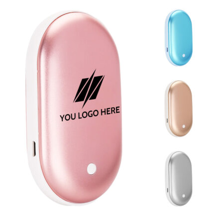 2400mAh Oval Power Bank with Hand Warmer