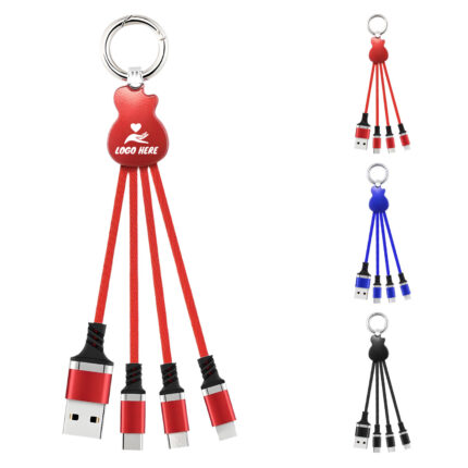 3 in 1 Guitar Shaped Charging Cable