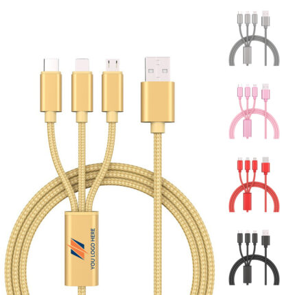 3-in-1 Multifunction Charging Cable