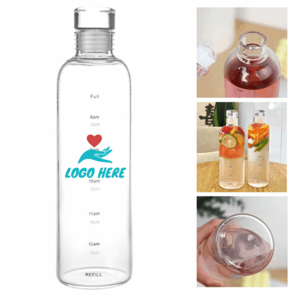 17oz Glass Water Bottle