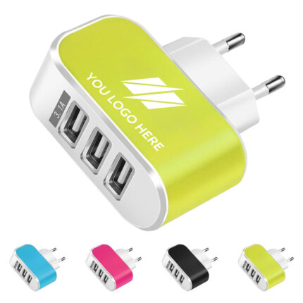 3-Port USB Wall Charger