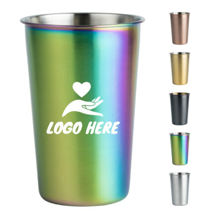 16oz Rainbow Stainless Steel Cup