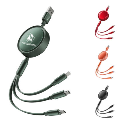 3 In 1 Telescopic Charge Cable