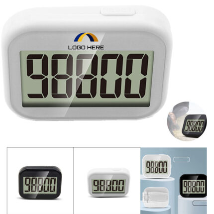 Large-Screen Clip-On Digital Pedometer