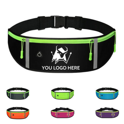 Waterproof Fanny Pack with Bottle Holder and Phone Pocket