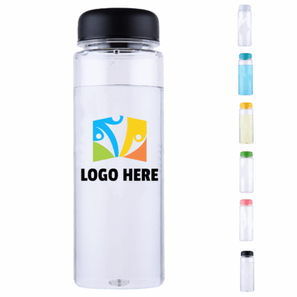 17oz Clear Plastic Water Bottle