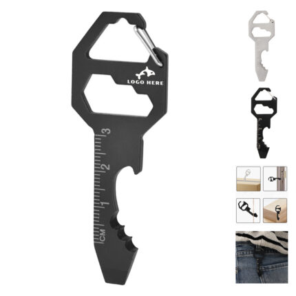 6-in-1 Stainless Steel Keychain