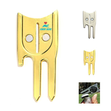 Golf Ball Marker Divot Tool with Opener