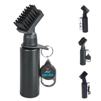Portable Water Spray Golf Club Cleaner Brush