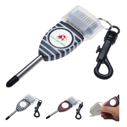 3-In-1 Golf Club Groove Cleaner Brush