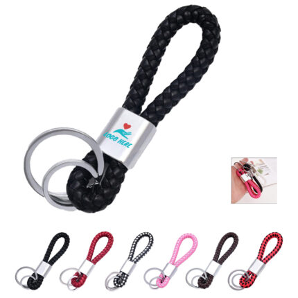 Braided Woven Rope Key Chain