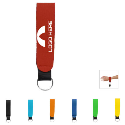 Neoprene Wristband Key Chain